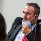 Otero County Commissioner Couy Griffin was called to testify by the plaintiff’s attorneys in a law suit to have him removed from office because of his involvement in the January 6, 2020 riot at the U.S. Capitol. Griffin’s civil trial is going on in First District Court in Santa Fe, N.M., Monday Aug. 15, 2022.